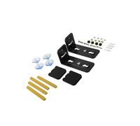 Zymoplas Reliable Sound Bar Mounts Steel Durable Floating Shelf Brackets for Wall Mounting