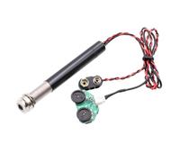 Zymoplas Replacement Guitar Endpin Preamp Pickup Kit Wear-resistant Exquisite And Workmanship Guitar Pickup Wiring Kit Metal