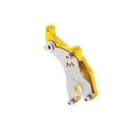 Zymoplas Road Bicycle Disc Brake Adapter Seamless Integration Enhanced Safety, Gold