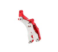 Zymoplas Road Bicycle Disc Brake Adapter Seamless Integration Enhanced Safety, Red