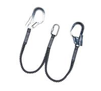 Zymoplas Robust Safety Harness Fall Lanyard Ensuring Worker Safety in Construction, Double Belt