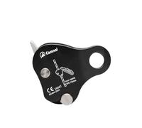 Zymoplas Rock Climbing Arborist Fall Arrester Pulley Device Sturdy and Dependable Safety Rope Grab, Black