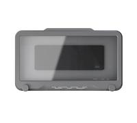 Zymoplas Rotatable waterproof phone holder, suitable for walls, waterproof design, sturdy and durable, suitable for and, grey