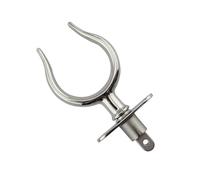 Zymoplas Rowlock Boat Mount Oar Fork Lifeboat Paddles Accessories Paddle Parts Durable Yacht Highly-polished Stainless Steel Hardware