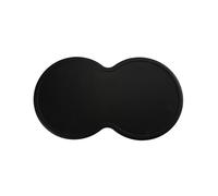 Zymoplas Safe And Easy To Clean Pet Bowl Mat Cute Cloud Shape For Dogs And Cats Silica Gel Dish Bowl Food Feed Placement For Dogs, Black