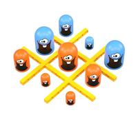 Zymoplas Safe And Fun Board Game For Kids - Tic-tac-toe Game ABS Gobble Board Small Toy Big Exquisite Craft Hypoallergenic