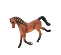 Zymoplas Safe and Non-Toxic Plastic Animal Figure Horse for Children Creative Learning Experience, Arabian mare brown