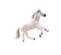 Zymoplas Safe and Non-Toxic Plastic Animal Figure Horse for Children Creative Learning Experience, Quat White Horse