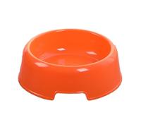 Zymoplas Safe And Non-toxic Plastic Dog Bowl Worry-free Choice For Canine Friend ABS Plastic Dog Bowls Cat Bowls Pet Bowl, orange