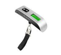 Zymoplas Scale 50KG Electronic LCD Digital Handheld Weight Hanging Hook Stainless Steel Luggage Precise Measurement Household