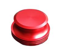 Zymoplas Scratch-proof Vinyl Clamp Aluminum Stabilizer Fit Most Vinyl Records Metal Record Weight Stabilizer Aluminum Made, Red