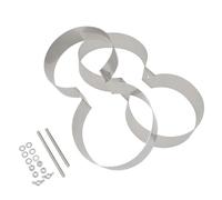 Zymoplas Scuba Tank Holder 316 Stainless Steel Double Tank Wear-resisting Rust-proof Firmness Cylinder Fixing Bracket for Diving