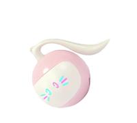 Zymoplas Sensor Detector - Reusable LED Light With Intelligent Irregular Route And Obstacle Avoidance ABS With Battery Recycle, Pink