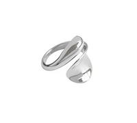 Zymoplas Silver Women Ring Portable Open End Adjustable Replacement Stylish Girls Photography Rings Jewellery Birthday Gift