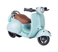 Zymoplas Simulated Electric Motorcycle Compact And Portable For On Go Play ABS Toy Hamster Stunt Motorcycle Pet Electric Bike, blue