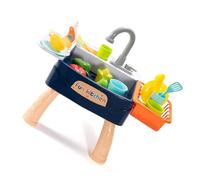 Zymoplas Simulation Kitchen Sink Toy Kid Supplies Safety Playing Props Compact Size Smooth washing Toys Birthday Gift
