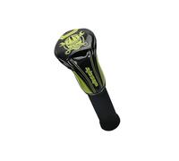 Zymoplas Sleek PU Leather Golf Driver Headcover Sturdy and Elegant UT Club Head Cover Guard, Green No.1, 37CM