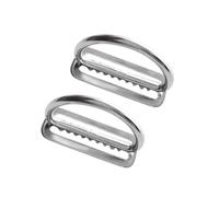 Zymoplas Sleek Stainless Steel Scuba Dive Weight Belt Keeper D Rings for 5cm Webbing Stylish and Functional