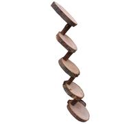 Zymoplas Small Hamster Ladder Durable And Sturdy Delicate Details Hamster Toy Wooden Wooden Ladder Toy