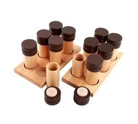 Zymoplas Smell Sensor Training Wooden Cylinder Sensory Toy For Preschool Smell Training Education Smell Training Toy
