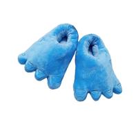 Zymoplas Soft and Cozy Novelty Warm Slippers Womens Avocado Shape Anti-Slip Girls Winter Toys Fruit, big feet Blue, 36-40 Yard