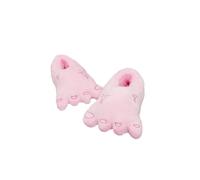 Zymoplas Soft and Cozy Novelty Warm Slippers Womens Avocado Shape Anti-Slip Girls Winter Toys Fruit, big feet Pink, 36-40 Yard