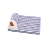 Zymoplas Soft And Elastic Cat Bed Easy To Clean And Maintain Plush Pet Bed For Dog Pet Supplies Dog For Cat Large, Light gray, m:60 * 40CM