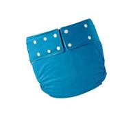 Zymoplas Soft and Leakfree Adult Cloth Diapers for Incontinence Reusable and Odor-Free, Lake Blue, 72-92cm
