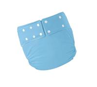 Zymoplas Soft and Leakfree Adult Cloth Diapers for Incontinence Reusable and Odor-Free, Light Blue, 72-92cm