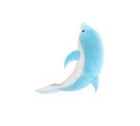 Zymoplas Soft Dolphin Stuffed Animal Toy Sleeping Pillow for Home Decor, Blue 100cm