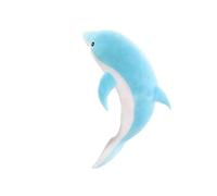 Zymoplas Soft Dolphin Stuffed Animal Toy Sleeping Pillow for Home Decor, Blue 70cm