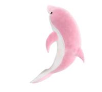 Zymoplas Soft Dolphin Stuffed Animal Toy Sleeping Pillow for Home Decor, Pink 100cm