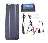 Zymoplas Solar Energy For Sustainable Power 12V Solar Panel Battery Charger 12v Panel Battery Charger Kit Boats Caravans, with controller