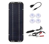 Zymoplas Solar Energy For Sustainable Power 12V Solar Panel Battery Charger 12v Panel Battery Charger Kit Boats Caravans, No controller