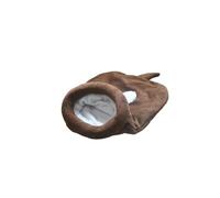Zymoplas Spacious And Comfortable Bed For Your Furry Friends VBig Ears And Small Tail Sleeping Pet Cat Dog Warm And Comfortable, coffee, L