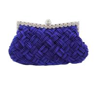 Zymoplas Spacious And Stylish Shoulder Bag For Fashionable Women Comfortable Evening Bags For Female Woven Bag Handbags, Violet blue