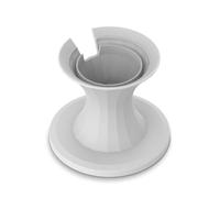 Zymoplas Speakers Racks Plastic Material Multi-functional Easy to Use Speaker Bracket High-strength Convenient Sound Holder, White