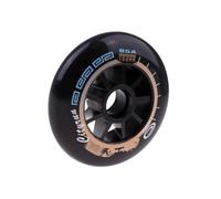 Zymoplas Speed Skating Wheels for Indoor and Outdoor Skating Exceptional Inline Skate Tool, Black, 100mm