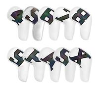 Zymoplas Sporty Golf Iron Head Covers Pack of 10 for Fashionable Look, Type B