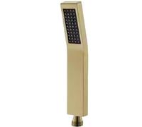 Zymoplas Stainless Chrome-Plated Square Stainless Smooth Skin-Friendly Head Bathrooms Chrome-Plated Handheld Showers Pets, Golden