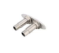 Zymoplas Stainless Steel Cleat Dock Boat Bollard Ship Mount Yacht Marine Retractable Mooring Yacht Pull Corrosion Resistance Flush Bolts, 6inch