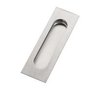 Zymoplas Stainless Steel Concealed Handle Durable and Long-Lasting Smooth and Round Border 304 Stainless Steel Concealed Handle, Silver Square Dark h