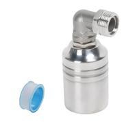 Zymoplas Stainless Steel Float Valve for Swimming Pool Automatic Control Fully Automatic Water Level Control Float Valve, 6 Points Side Water