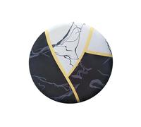 Zymoplas Stool Cover Stretchy and Non-Slip Look of Bar Furniture Polyester Modern Bar Printed Round Chair Cover Easy to Install, time and Space, 28-40cm Diameter