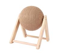 Zymoplas Sturdy Cat Scratching Ball Wear-Resistant Pet Supplies for Exercise Strong Sisal Rope, L