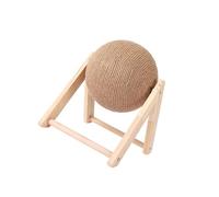 Zymoplas Sturdy Cat Scratching Ball Wear-Resistant Pet Supplies for Exercise Strong Sisal Rope, M