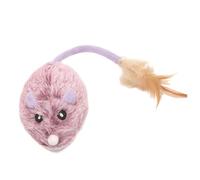 Zymoplas Sturdy Electric Mice Toys With Rubber Wheels Suitable For All Floors Electric Mouse Toys Automatic Cat BS, As shown