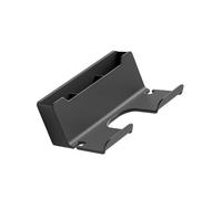 Zymoplas Stylish Wall Mount Hair Blower Holder Smooth Shelf for Phones Salon Home, Black