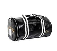 Zymoplas Stylish Women Fitness Bag Wearing Comfort Multi-purpose Trendy PVC PU Printing Basketball Training Bag Robust, All Black