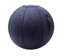 Zymoplas Stylish Yoga Ball Cover Pilates Sitting Ball Chair Storage Bag Blue